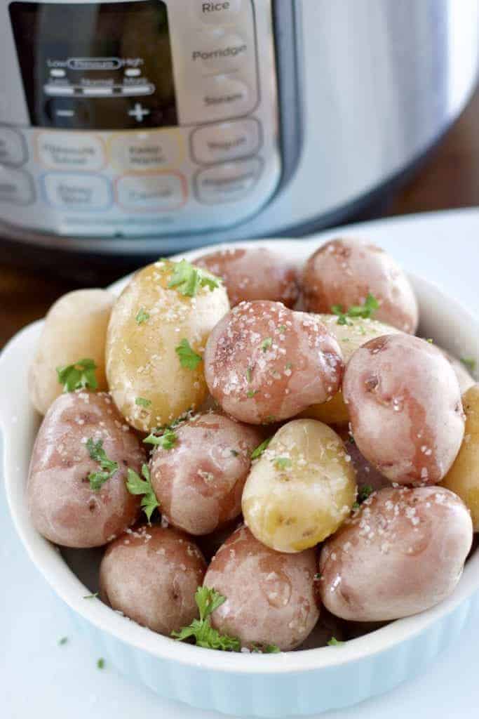 Creamy, salty, smooth Instant Pot Salt Potatoes