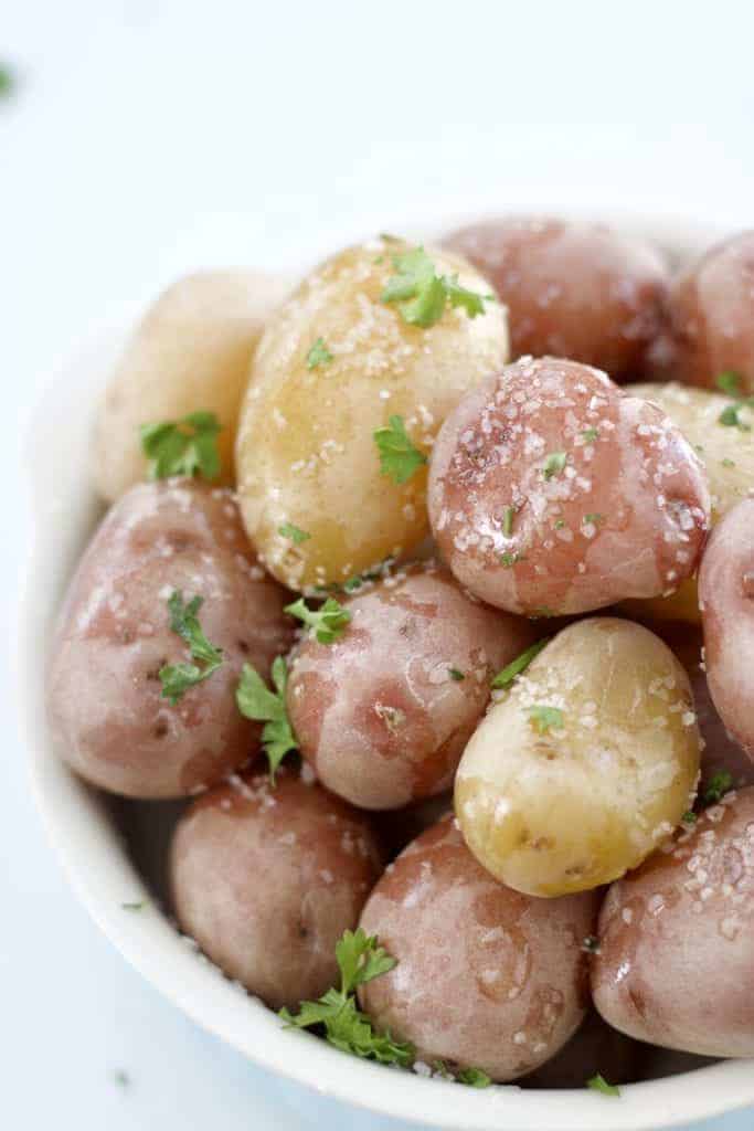 Creamy, salty, smooth Instant Pot Salt Potatoes