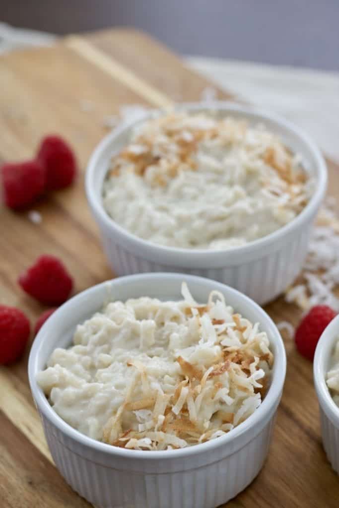 Dairy free Instant Pot Coconut Rice Pudding