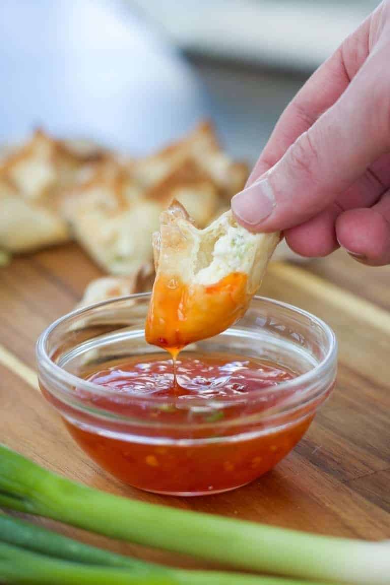 Air Fryer Cream Cheese Wontons (How to Fold 2 Easy Ways)