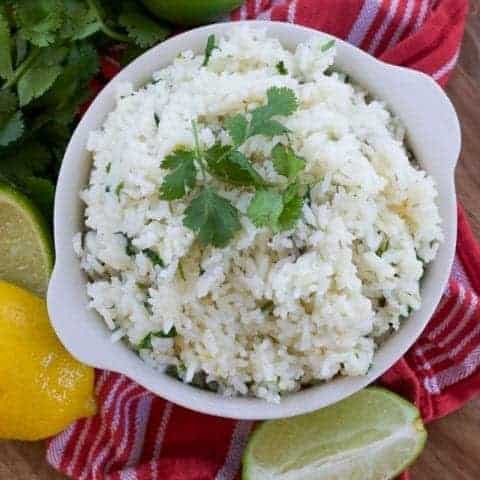 Instant Pot cilantro lime rice recipe