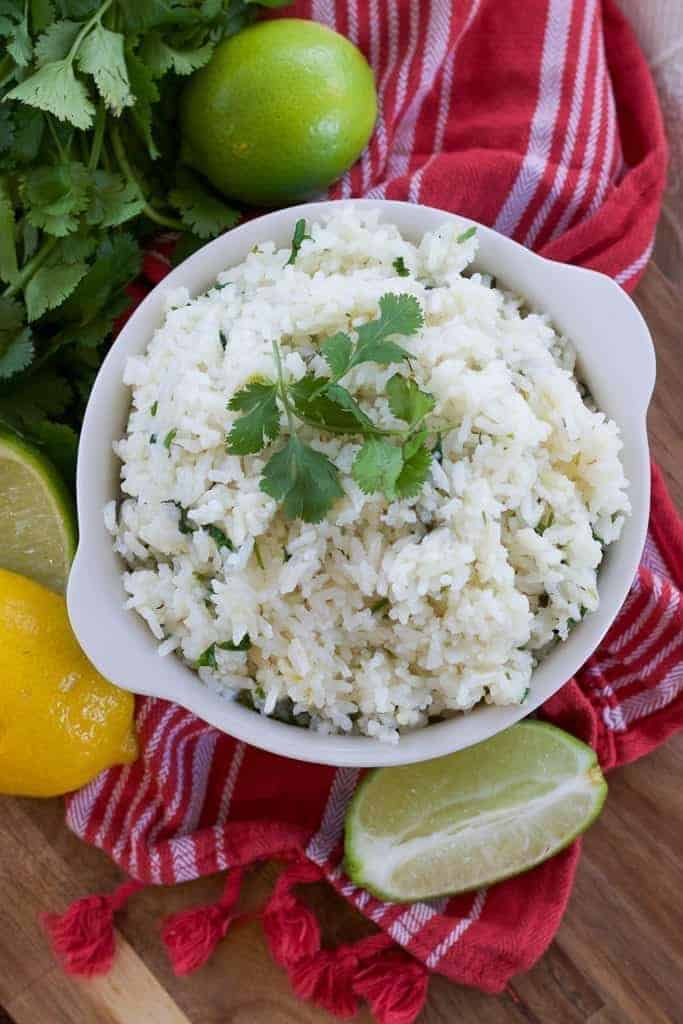 Instant Pot cilantro lime rice recipe