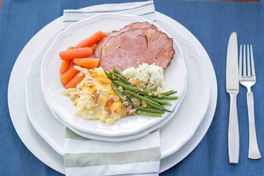 A beautiful easter plate made in the instant pot