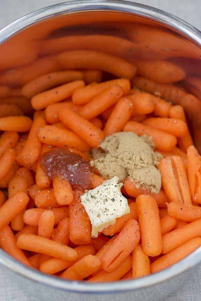 Instant Pot Carrots Glazed or Steamed Baby Carrots