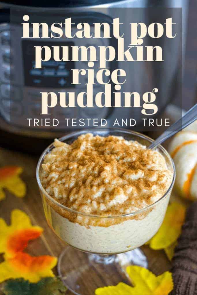 Instant pot pumpkin discount pudding