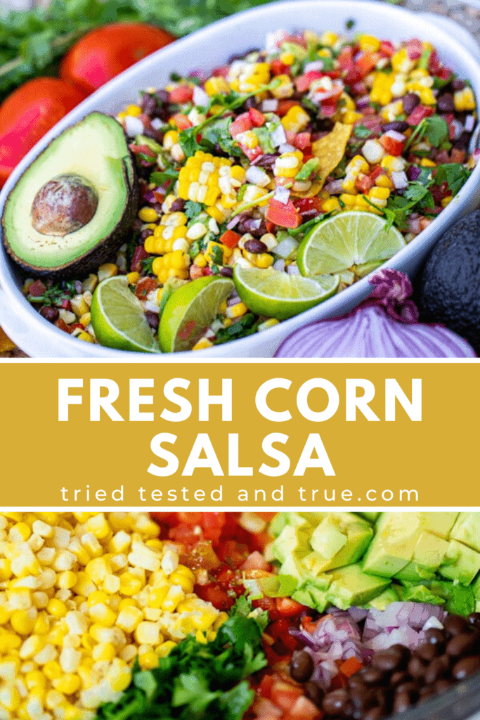 fresh corn salsa