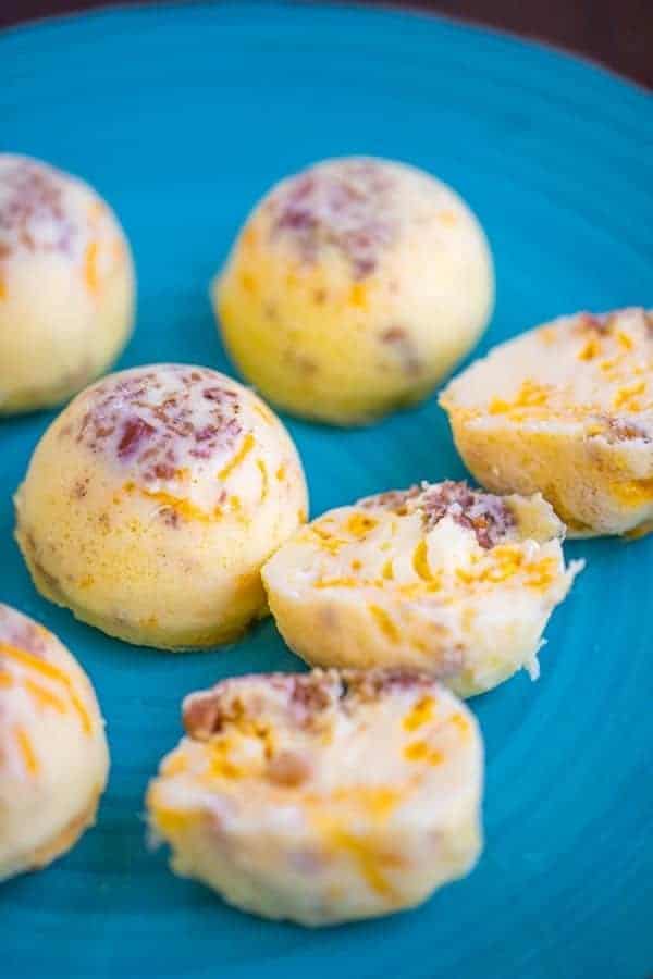 Instant Pot Egg Bites with Bacon and Cheddar - No Egg Mold, No Problem!