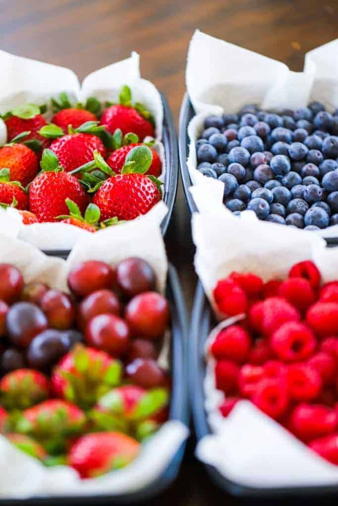 berries in a tupperware