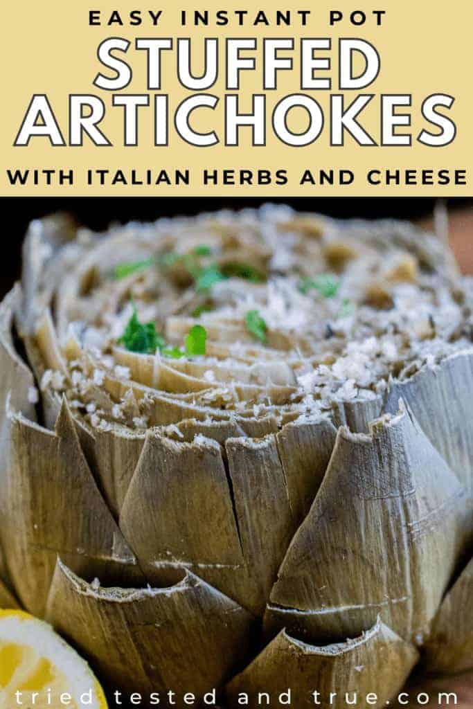 Ninja foodi stuffed discount artichokes