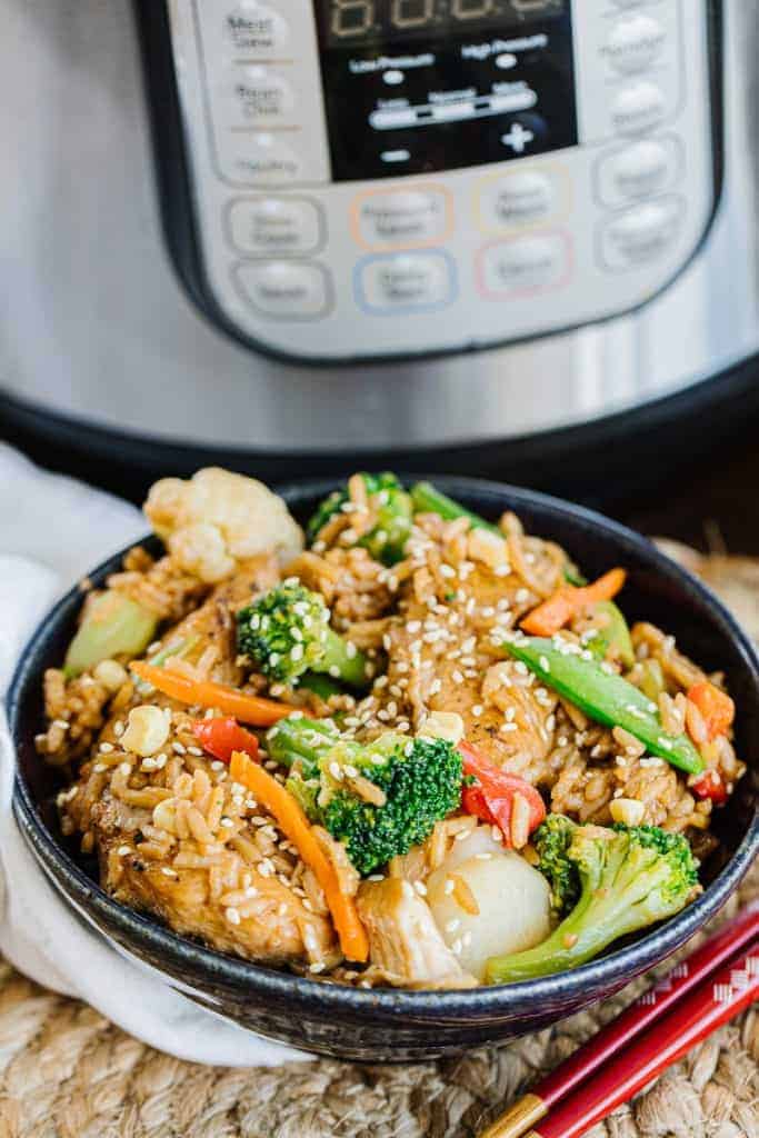 Teriyaki Instant Pot Rice - (stovetop instructions included) - A Virtual  Vegan