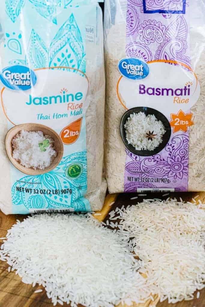 raw jasmine vs raw basmati rice