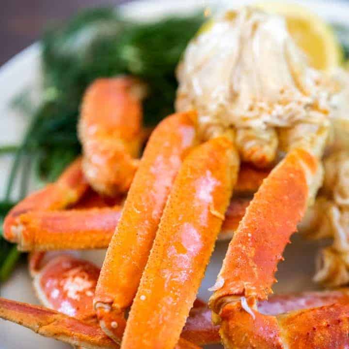 cluster of snow crab legs