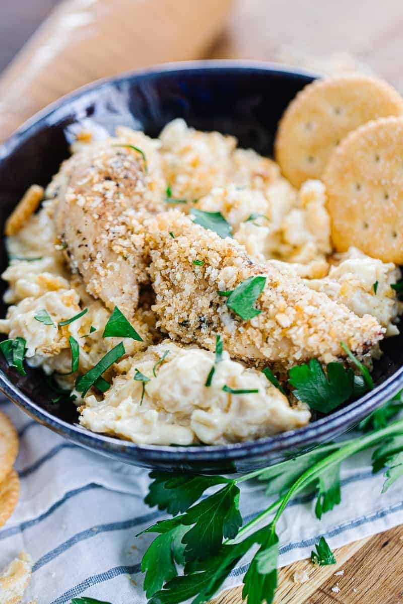 Ritz Chicken and Rice Casserole-image