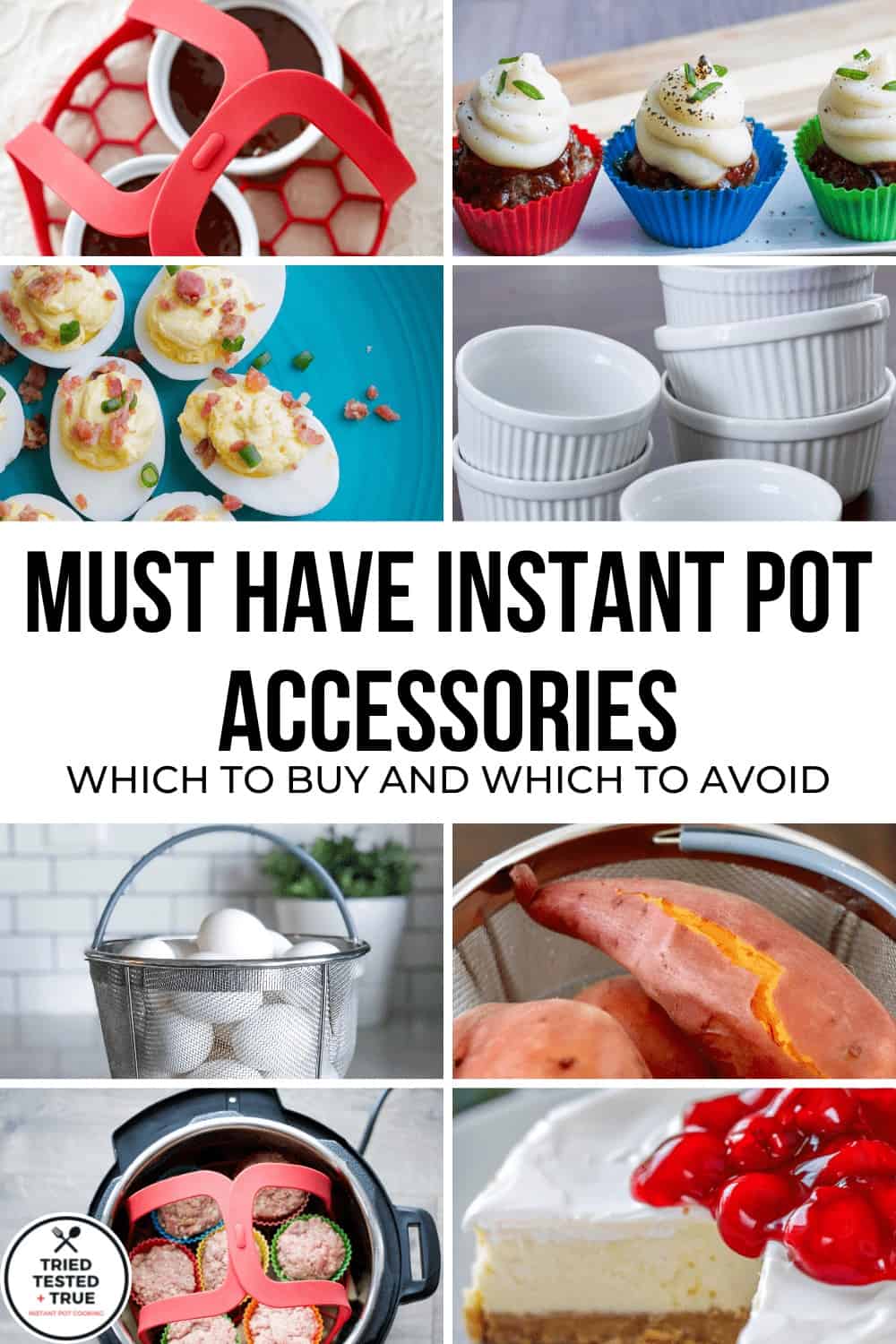 graphic for must have Instant Pot accessories post