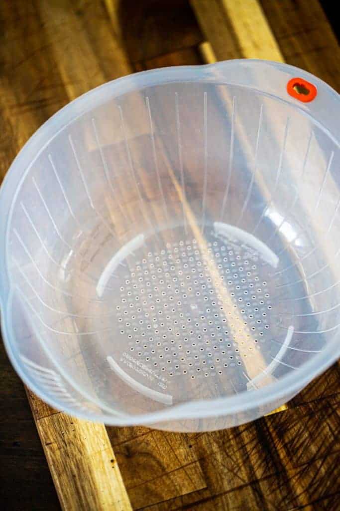 Rice rinsing basket