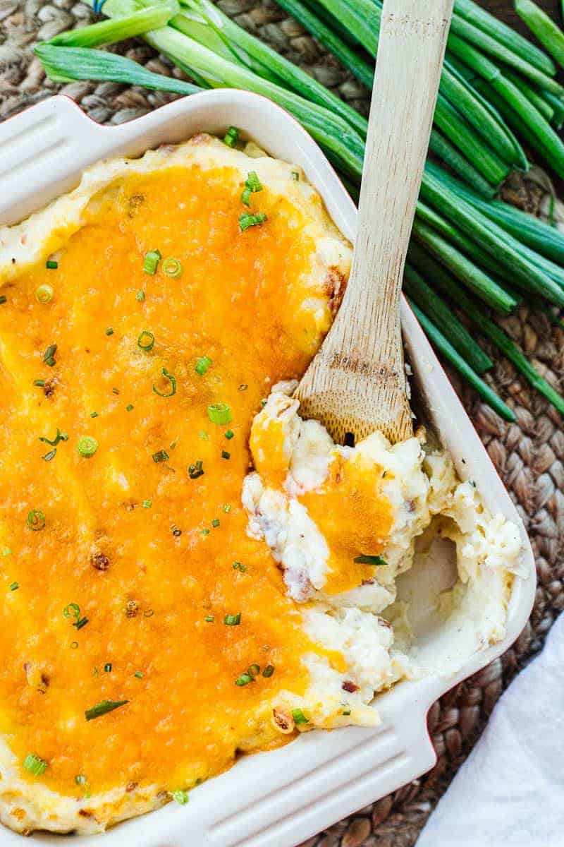 Twice Baked Potato Casserole - Easy Instant Pot Version