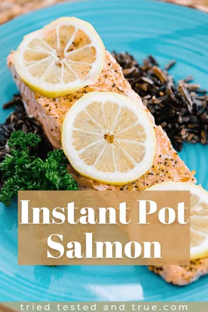 Instant Pot Salmon graphic