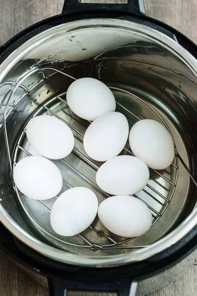 Perfect Instant Pot Hard Boiled Eggs {4-4-4 Rule} - FeelGoodFoodie