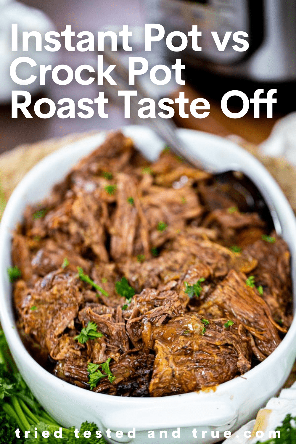 Instant Pot vs. Crock Pot Roast Taste Test VIDEO