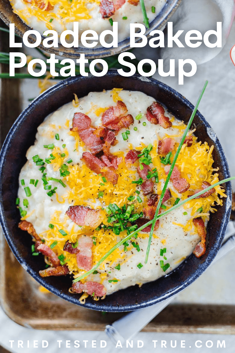 Loaded Baked Potato Soup (Instant Pot) Tried Tested + True